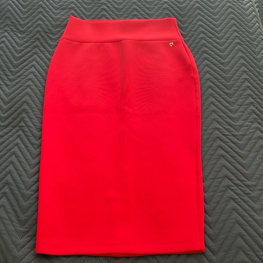 Red Pencil Skirt